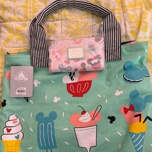 Disney, sweet treats, tote bag, and matching wallet 🍭